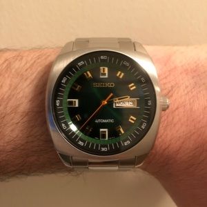 Seiko Automatic Stainless Steel Men's Watch SNKM97